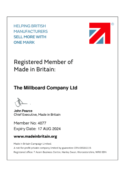 Made In Britain Certificate