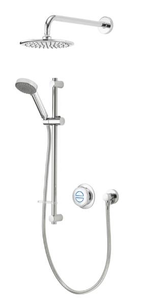Quartz Classic Smart Divert Concealed Shower With Adjustable And Fixed Wall Heads