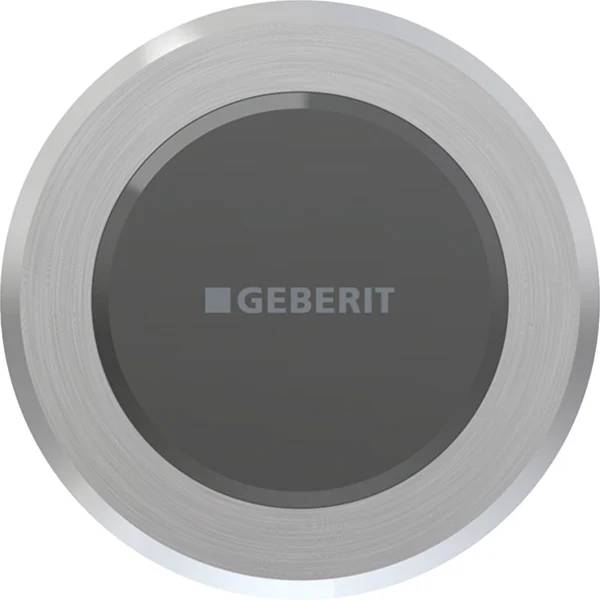 Geberit electronic WC flush control, mains operation, for Sigma concealed cistern 12 cm, with Type 10 RF-controlled button, round