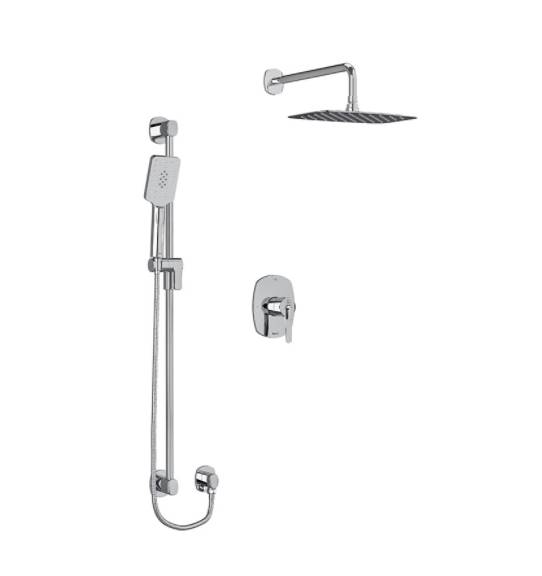 Venty Shower Kit With Overhead Shower 2 Way Thermostatic Valve  - Shower