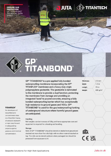 JUTA GP® Titanbond - Technical Datasheet