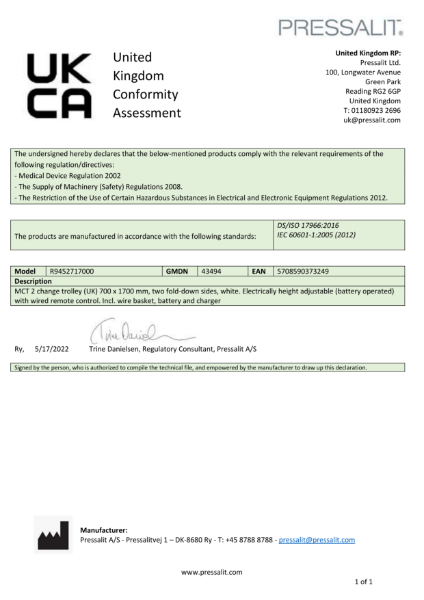 UK Conformity Assessed (UKCA)