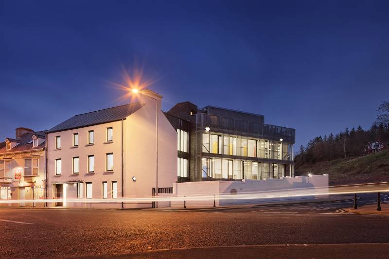 Terra-34 Architectural Grating used as facade for new extension at Donegal Garda Station