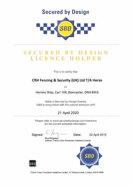 Secured by design license