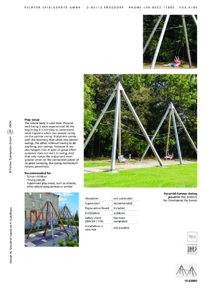 10.93000 - Pyramid Partner Swing - Datasheet