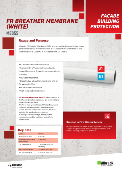 Product Summary Sheet (FR Breather Membrane WHITE)