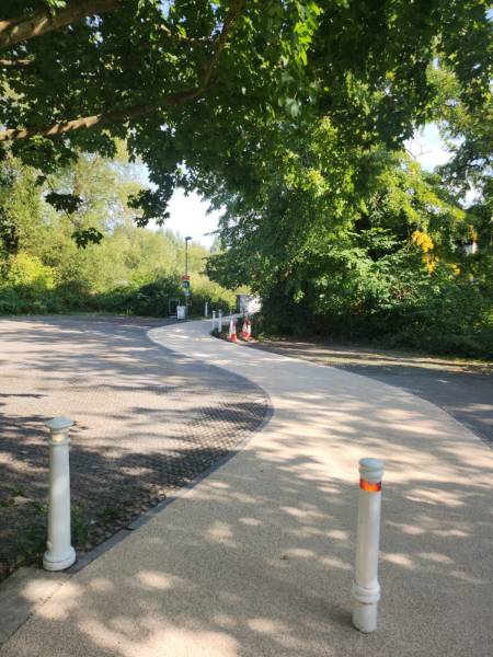 HMS Decorative Surfacing helping encourage Oxford drivers out of their cars