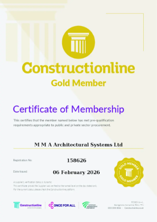Constructionline Gold - Certificate of Membership