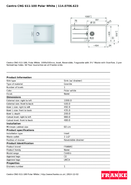 Product Sheet 114.0706.623