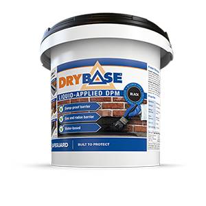 Drybase Liquid Applied DPM - Liquid Waterproof Membrane Ready-For-Use, Suitable for Use On Solid Floors, Embedded Timbers and Walls