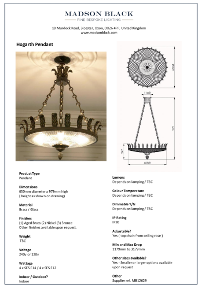 Hogarth Pendant Chandelier