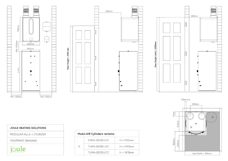 Modul-AIR All-E Technical Drawing