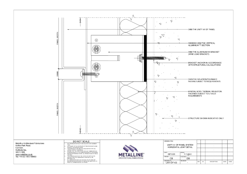 Unity A1 DF-02 Technical Drawing