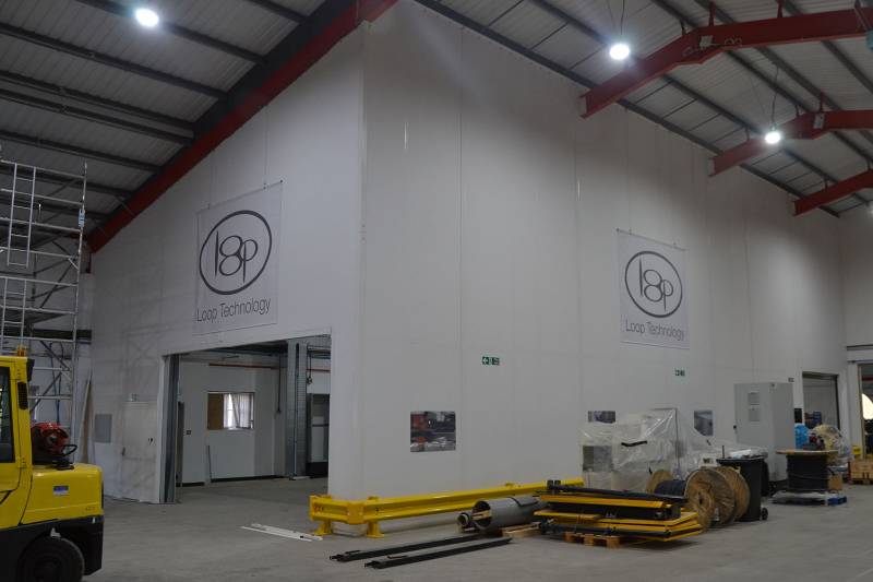 Flexiwall Industrial Partition Wall Case Study (Loop Technology)