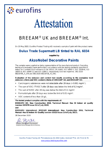 BREEAM - Certification