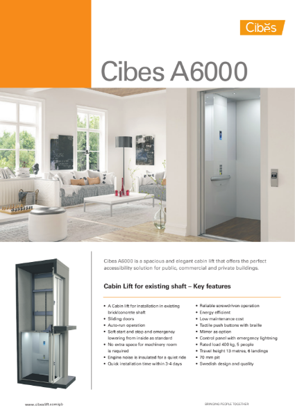 Cibes A6000 Cabin Lift