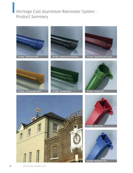 Alumasc Rainwater - Cast Aluminium Technical Brochure Extract