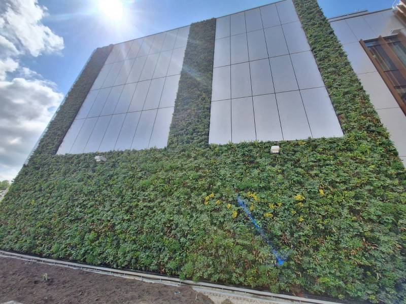 Viritopia Sandwich Panel Cladding Build-Up - Modular Living Green Wall System