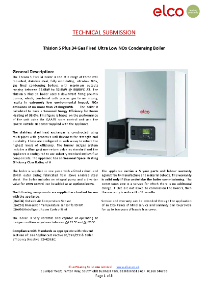 Technical Submission - Thision S Plus 34