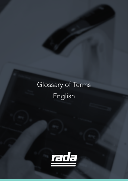 Rada Intelligent Care Glossary of Terms