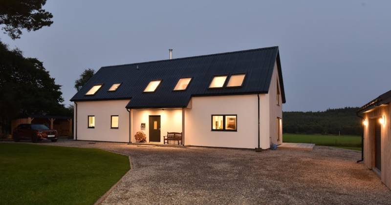 Thermopassive SIPS house in the Black Isle