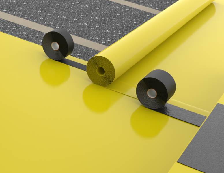 Rhinoplast Super Gas Membrane Barrier - Gas membrane and damp-proof membrane - Radon Amber 1 Gas Barrier and DPM