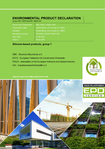 Bostik Silicones EPD Group 1