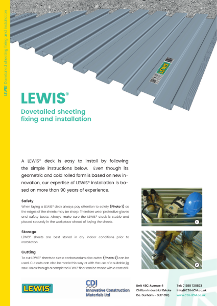 Lewis Deck installation guide