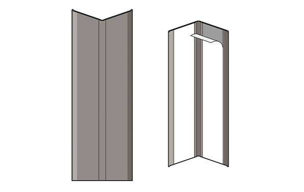 Adjustable Angle PVC-U Corner Guards 