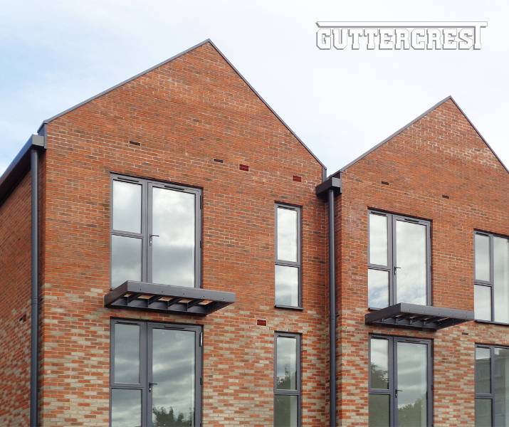 Box Gutters and Round Downpipes