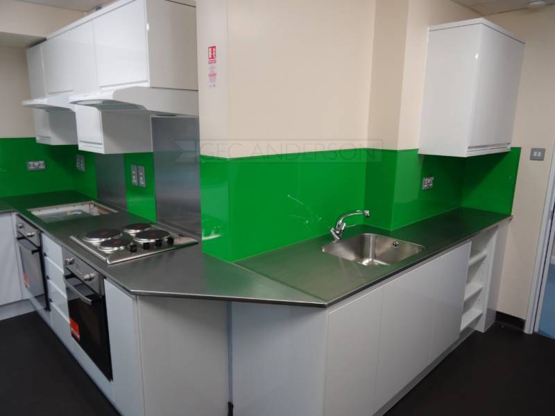 GEC Anderson Stainless Steel Worktops Chosen For UCL Halls Of Residence