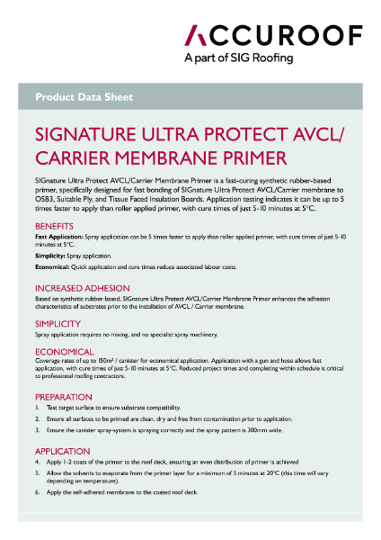 SIGnature Ultra Protect AVCL/ Carrier Membrane Primer