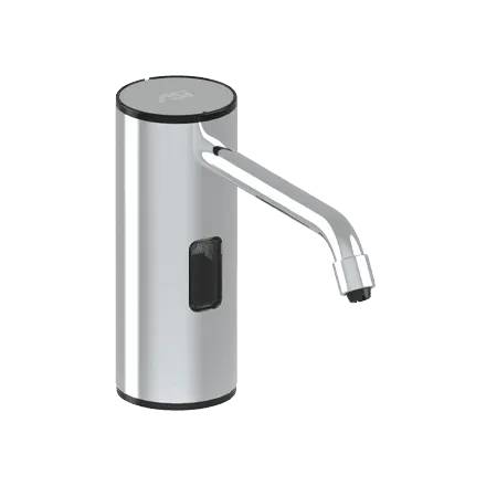 0334-B Automatic Liquid Soap and Gel Hand Sanitizer Dispenser – Vanity Mounted – Bright Finish
