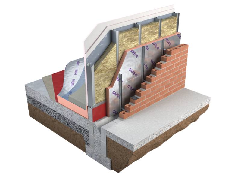 Safe-R SR/RS Rainscreen Insulation  - Insulation