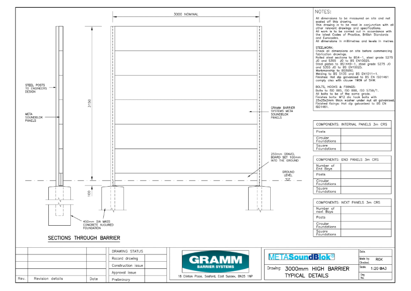 METASoundBlok Layout Drawing