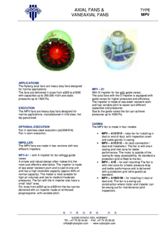 Axial Flow Fans