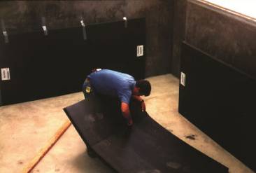 Fabreeka Foundation Isolation Installation