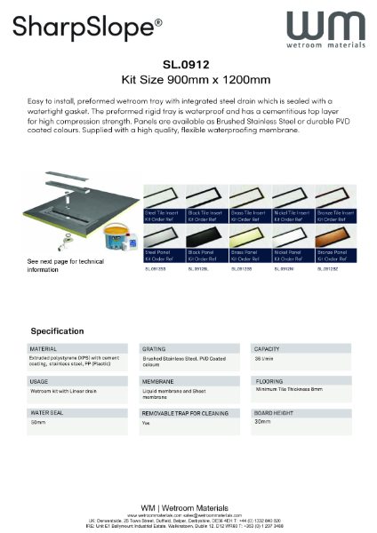 SC_WM_SS_LI_SL.0912 Datasheet