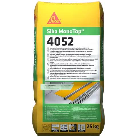 Sika MonoTop®-4052 - Fibre-Reinforced Concrete Repair Mortar