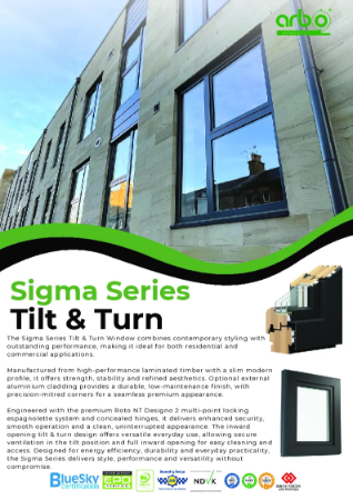 Sigma Series Tilt & Turn Windows | High-Performance Timber & Aluminium-Clad Tilt & Turn Windows