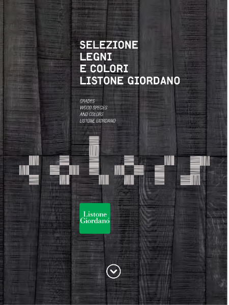 Listone Giordano Grades, Wood Species & Colours Catalogue