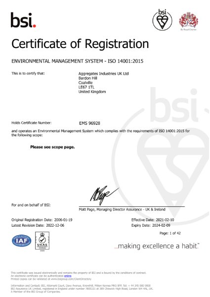 ISO 14001 Environmental Management Systems