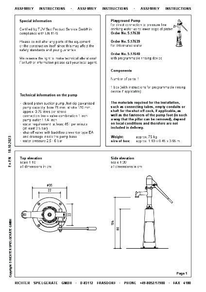M5.17630En-EN - Assembly Instructions
