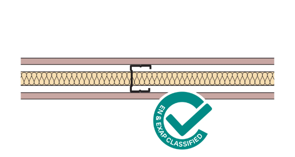 Siniat Single Frame Metal Stud Partition CS50R-12VC-25G - Metal Stud Partitioning