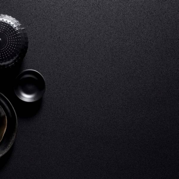 3100&nbsp;Jet Black - Engineered Quartz Surface.