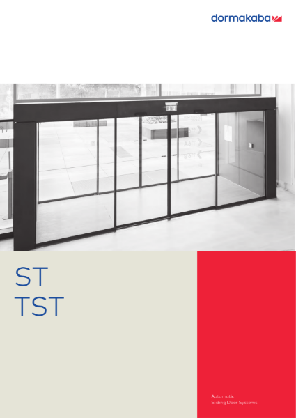 DORMA ST TST - Automatic Sliding Door Systems