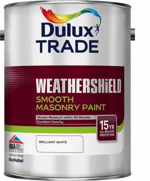 Dulux Trade Weathershield Maximum Exposure Smooth Masonry Paint