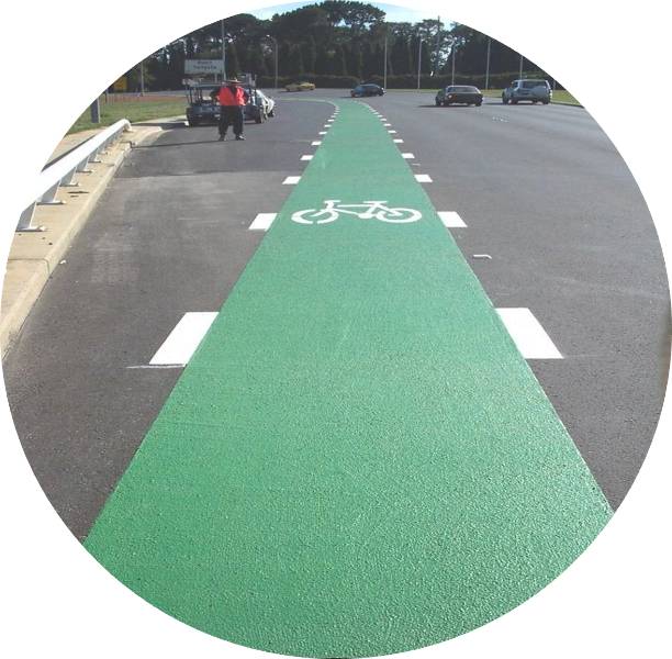 Degafloor Cycle Route System   - Resin Flooring