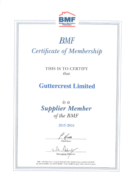 BMF Certificate