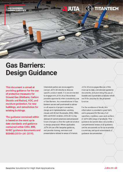 JUTA UK - Design Guidance - Gas Barriers